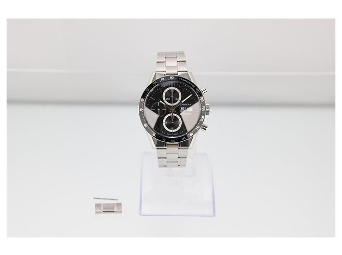 TAG Heuer Carrera Chronograph CV2010 Quadrante Nero Automatico 41mm - vista 11