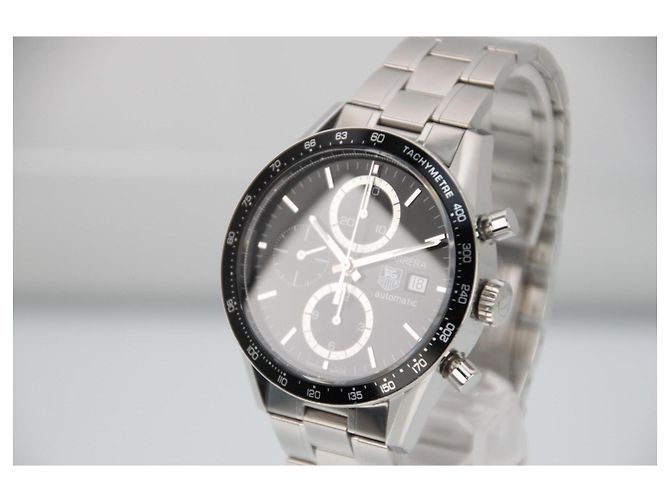 TAG Heuer Carrera Chronograph CV2010 Quadrante Nero Automatico 41mm - vista 2
