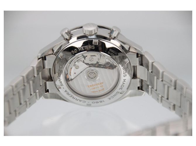 TAG Heuer Carrera Chronograph CV2010 Quadrante Nero Automatico 41mm - vista 9