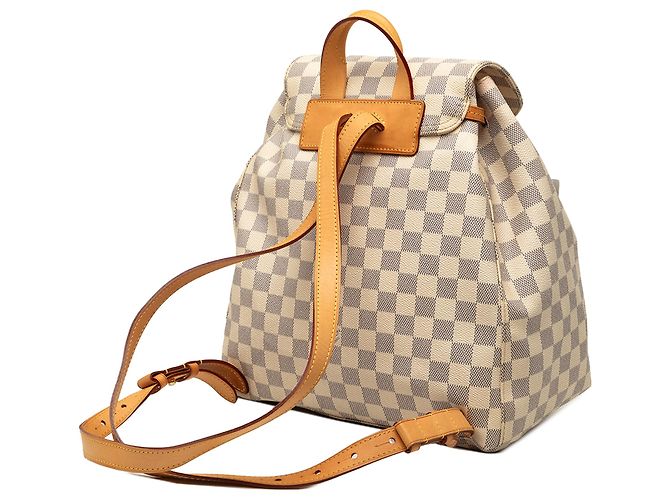 Louis Vuitton Sperone in Damier Azur bianco - vista 2