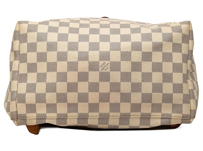 Louis Vuitton Sperone in Damier Azur bianco - vista 3