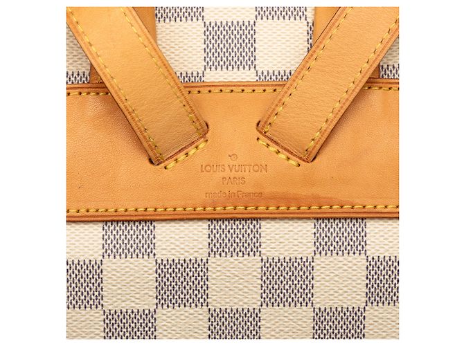 Louis Vuitton Sperone in Damier Azur bianco - vista 5
