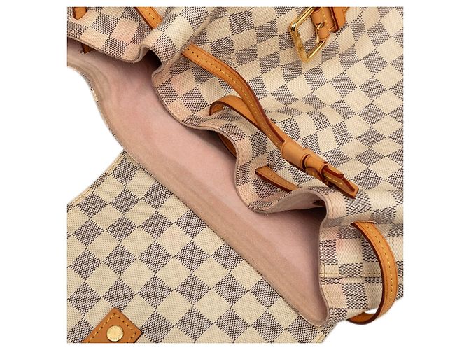 Louis Vuitton Sperone in Damier Azur bianco - vista 6