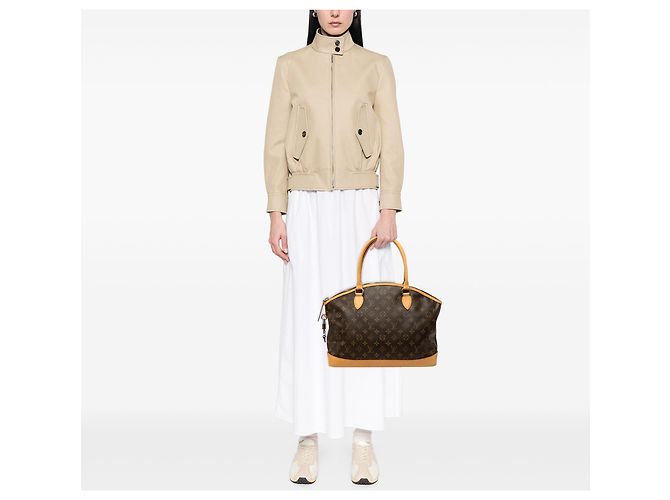 Louis Vuitton Marrón Monogram Lockit Horizontal Castaño - vista 6