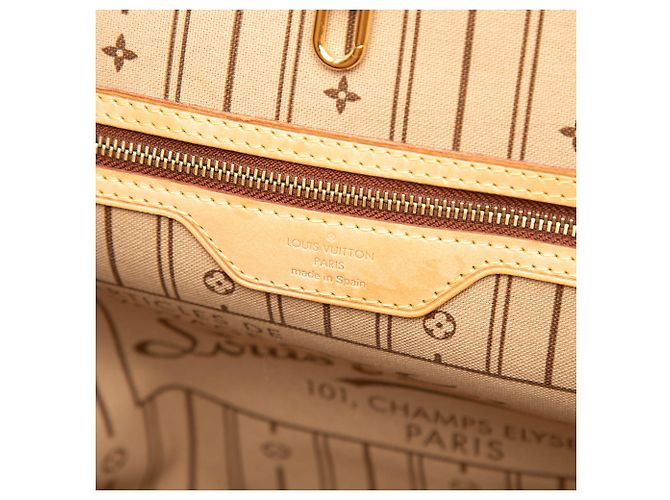 Louis Vuitton Marrone Monogram Neverfull MM - vista 5