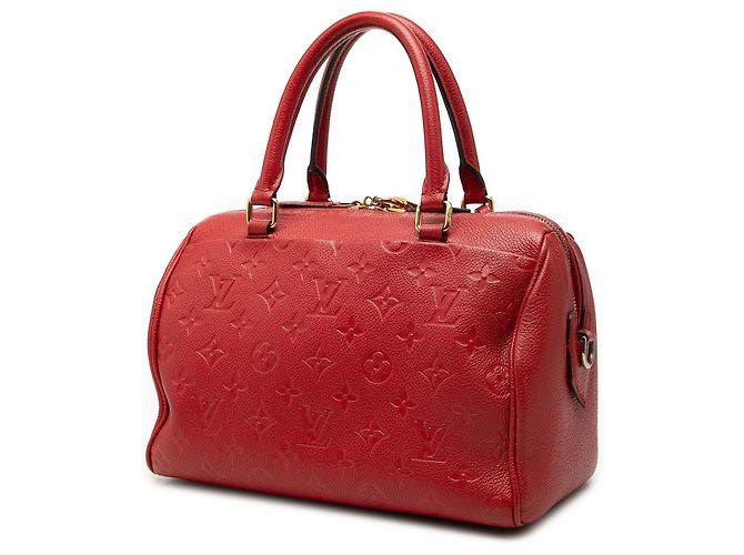 Louis Vuitton Rosso Monogram Empreinte Speedy Bandouliere 25 - vista 2