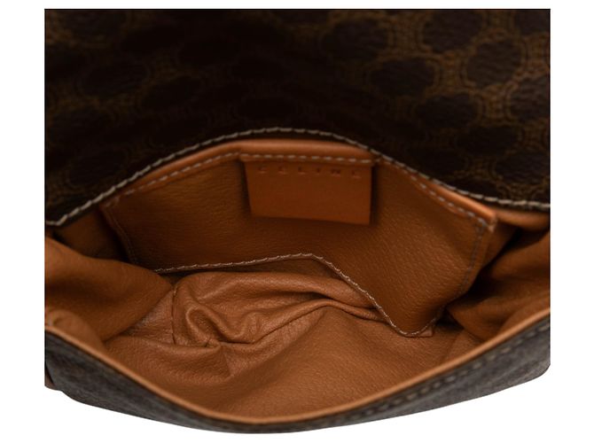 Belt Bag Céline Celine Gürteltasche aus beschichtetem Canvas Macadam Braun - Ansicht 4