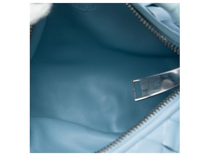 Bottega Veneta Blue Mini Nappa Intrecciato Jodie Blu chiaro - vista 4