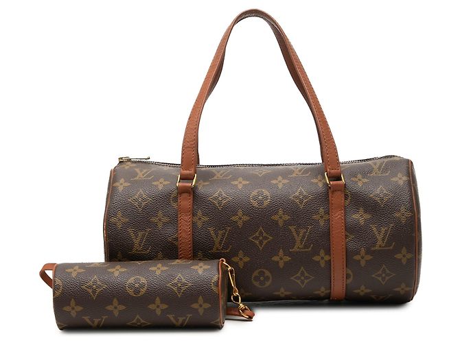 Louis Vuitton Marrone Monogram Papillon 30 - vista 7