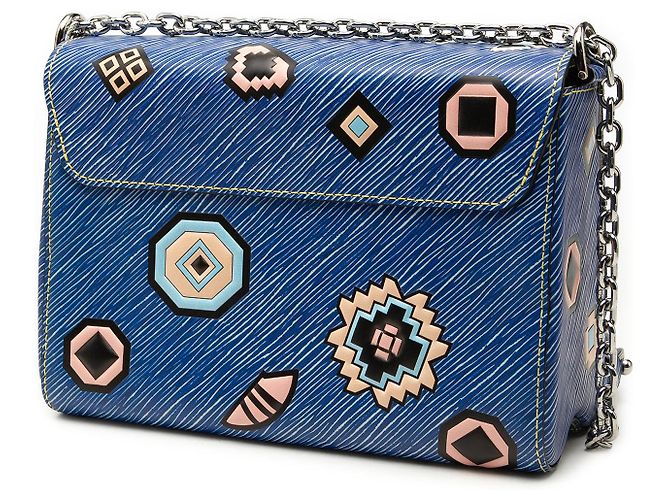 Louis Vuitton Blue Epi Denim Azteque Twist MM - vista 2
