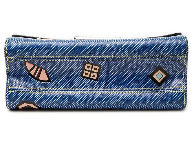 Louis Vuitton Blue Epi Denim Azteque Twist MM - vista 3