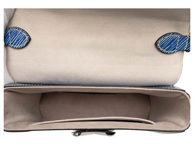Louis Vuitton Blue Epi Denim Azteque Twist MM - vista 4