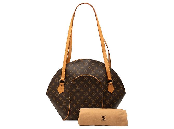 Borsa shopping Louis Vuitton Brown Monogram Ellipse GM Marrone - vista 7