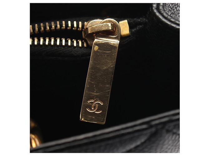 Tote Grand Shopping in Caviar Nero Chanel - vista 7
