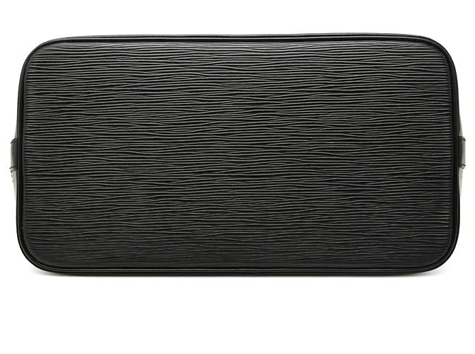 Louis Vuitton Alma PM in pelle Epi nera Nero - vista 3
