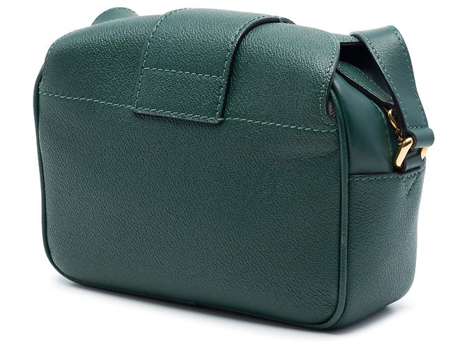 Bolsa transversal Burberry Green Small em couro de bezerro de grão macio com fivela Verde - vista 2