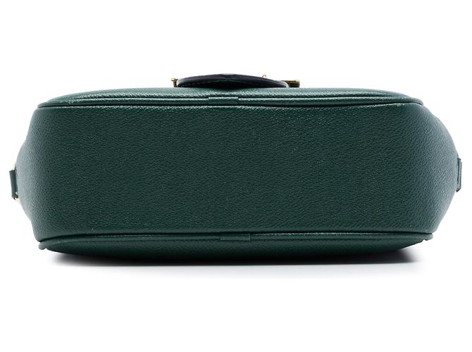 Bolsa transversal Burberry Green Small em couro de bezerro de grão macio com fivela Verde - vista 3