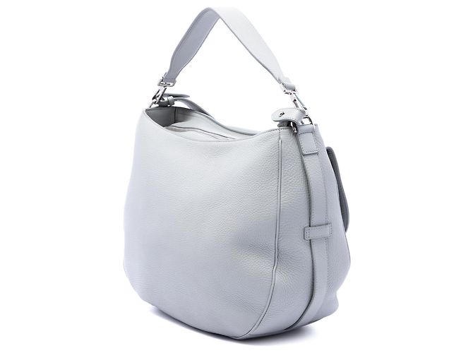 Borsa Saddle Soft in pelle di vitello granulata grigia Dior Marrone Grigio - vista 2