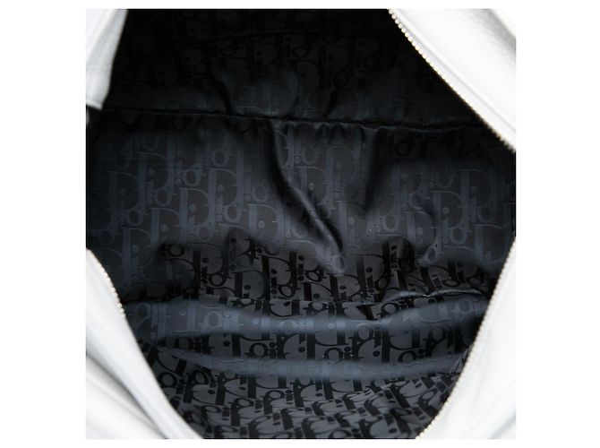 Borsa Saddle Soft in pelle di vitello granulata grigia Dior Marrone Grigio - vista 4