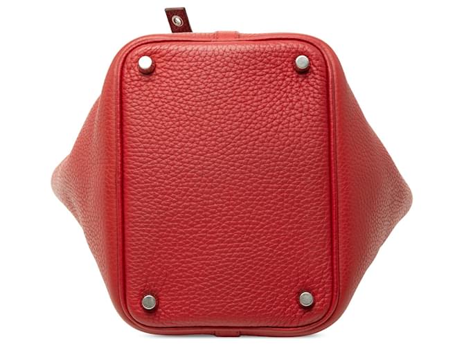 Hermès Red Clemence Picotin Lock 18 Rosso - vista 3
