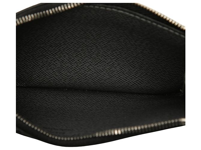 Tarjetero Louis Vuitton Black Monogram Eclipse Reverse Taigarama Negro - vista 4