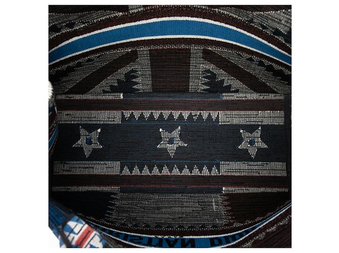 Book Tote Dior Blue Large Canvas French Flag - vista 4
