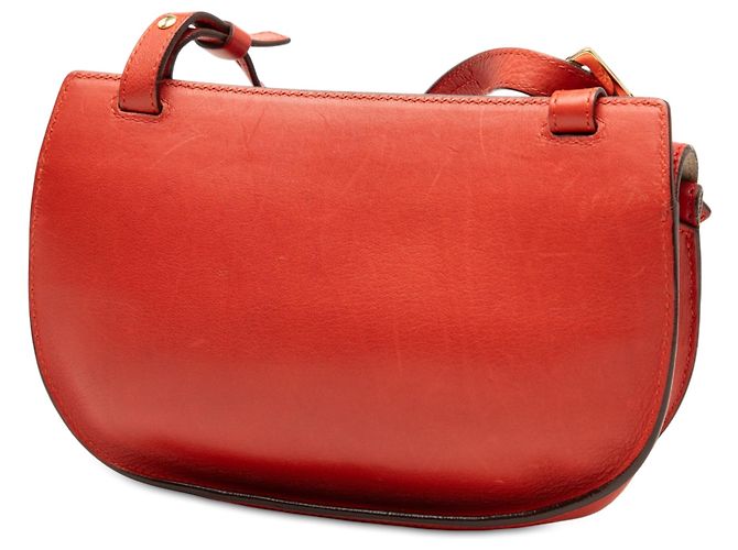 Chloé Borsa a tracolla Georgia in pelle di vitello rossa Rosso - vista 2
