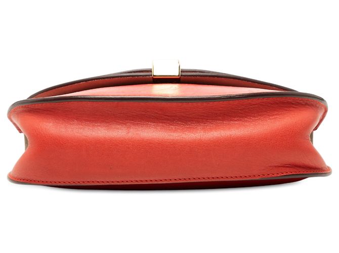 Chloé Borsa a tracolla Georgia in pelle di vitello rossa Rosso - vista 3