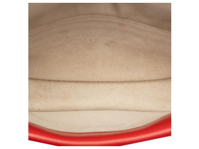 Chloé Borsa a tracolla Georgia in pelle di vitello rossa Rosso - vista 4
