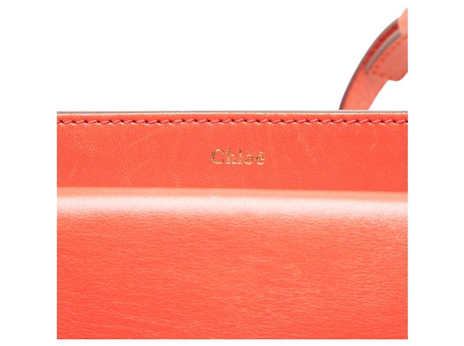 Chloé Borsa a tracolla Georgia in pelle di vitello rossa Rosso - vista 5