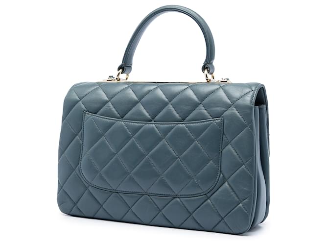 Chanel Blue Medium Lambskin Trendy CC Flap - vista 2