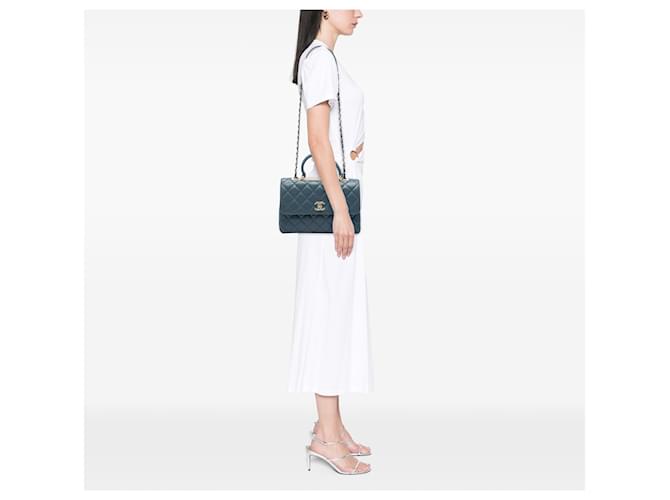 Chanel Blue Medium Lambskin Trendy CC Flap - vista 6