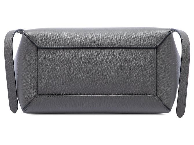Belt Bag Céline Borsa Belt in pelle di vitello micro granulata grigia Celine Marrone - vista 3