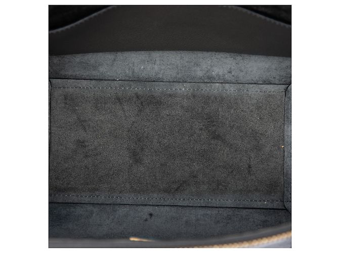 Belt Bag Céline Borsa Belt in pelle di vitello micro granulata grigia Celine Marrone - vista 4