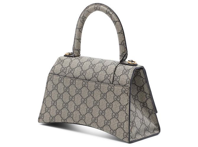 Borsa Gucci Beige Small The Hacker Project GG Supreme Hourglass - vista 2