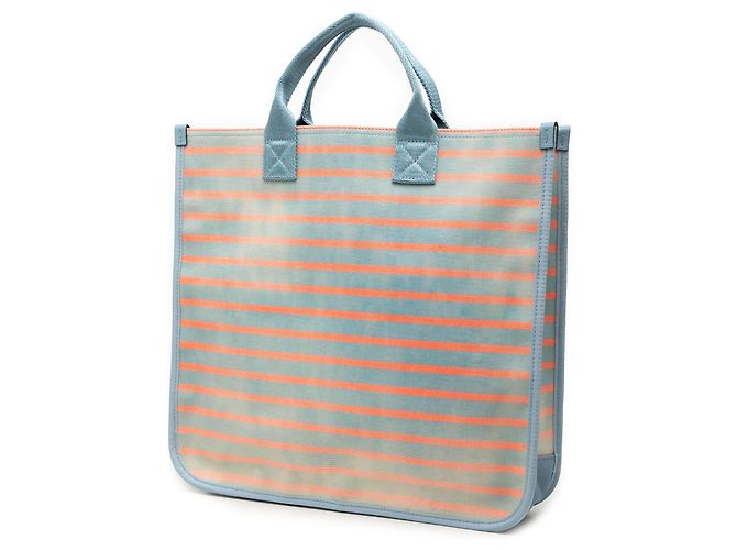 Gucci Blue Childrens Striped Canvas Peter Rabbit Tote Light blue - view 2