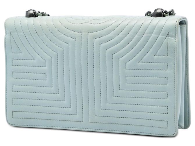 Chanel Blue Medium Quilted Calfskin Korean Garden Flap Blu chiaro - vista 2