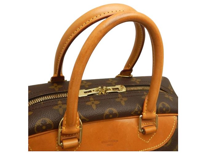 Louis Vuitton Marrone Monogram Deauville - vista 10