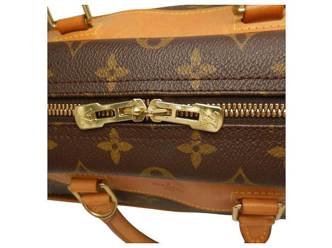 Louis Vuitton Marrone Monogram Deauville - vista 14