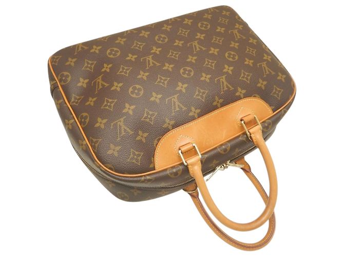 Louis Vuitton Marrone Monogram Deauville - vista 19