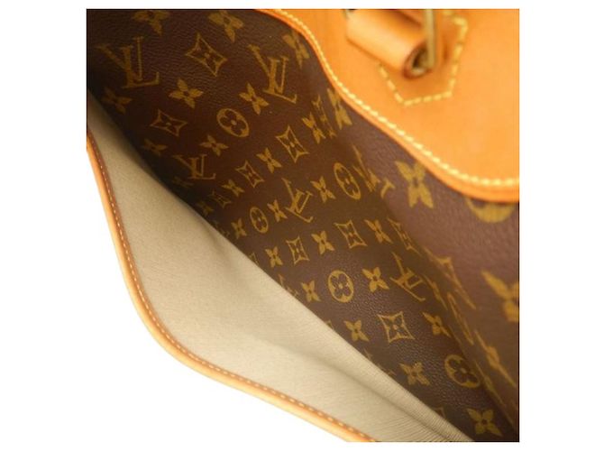 Louis Vuitton Marrone Monogram Deauville - vista 9