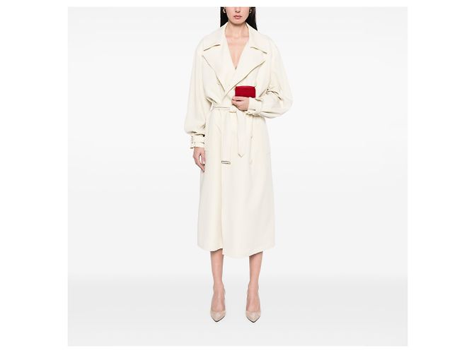 Portafoglio compatto Lady Dior Zip Around in agnello rosso cannage Dior - vista 7