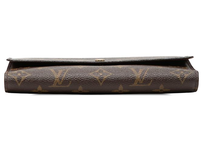 Portafoglio lungo Sarah Monogram marrone Louis Vuitton - vista 3