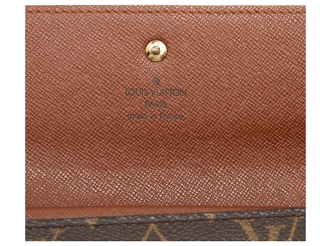 Portafoglio lungo Sarah Monogram marrone Louis Vuitton - vista 5
