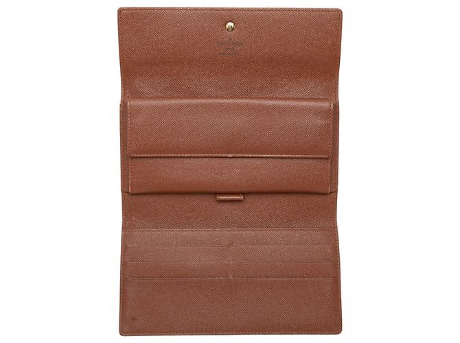 Portafoglio lungo Sarah Monogram marrone Louis Vuitton - vista 8