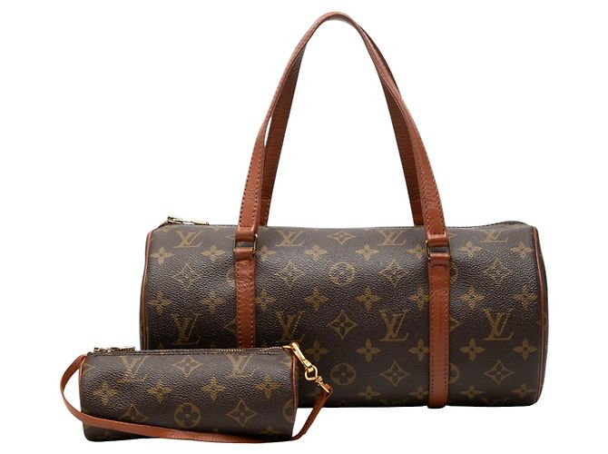 Louis Vuitton Marrone Monogram Papillon 30 - vista 7
