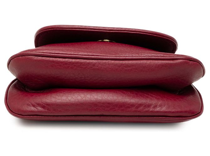 Gucci Rosso Pelle di Vitello Piccolo 1973 Chain Crossbody - vista 3