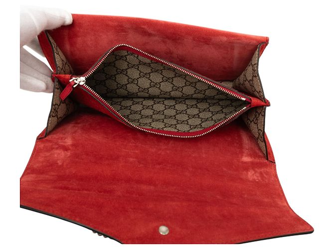 Borsa a tracolla Gucci Beige Medium GG Supreme Dionysus - vista 4