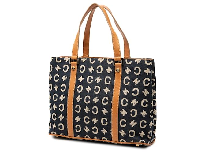Céline Borsa Celine Blue C Macadam Denim Blu navy - vista 2