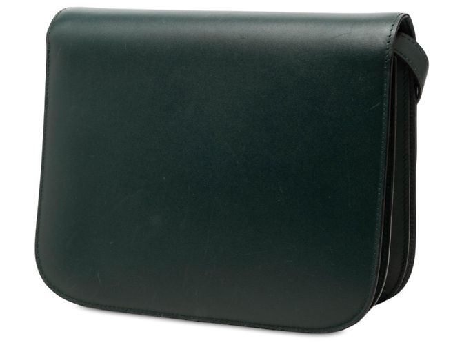 Céline Celine Green Medium Calfskin Classic Box Verde Verde oscuro - vista 2